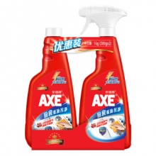 斧头牌（AXE）红石榴厨房重油污净500g*2瓶 油