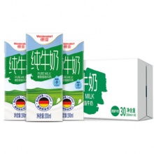 德亚脱脂纯牛奶200ml*30盒