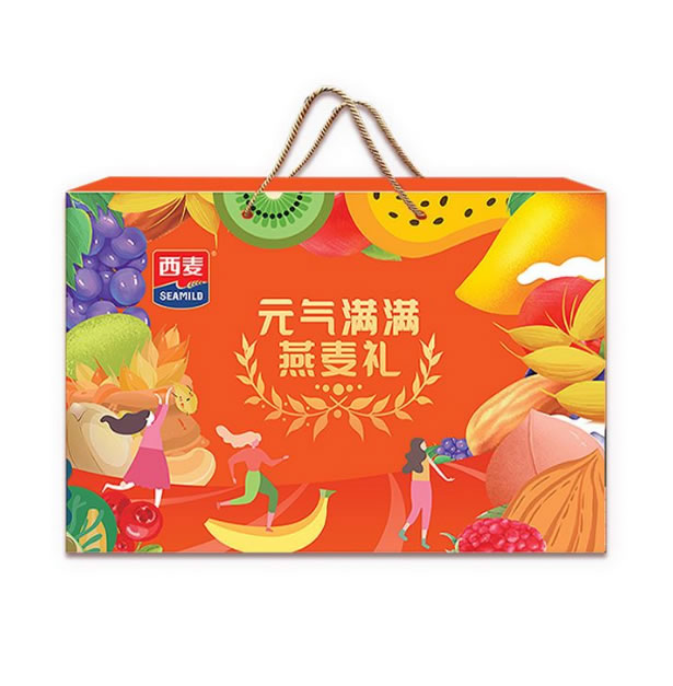西麦  燕麦片礼盒1645g