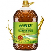 长寿花 低芥酸浓香菜籽油5L 
