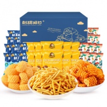 刺猬阿甘 鱿鱼酥10包+虾味条10包+南瓜酥10包