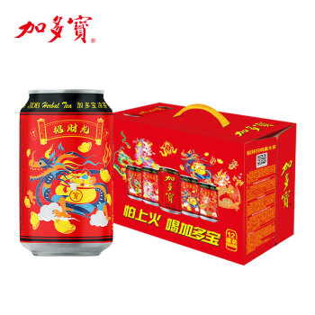加多宝 凉茶 植物饮料龙运罐310ml*12罐