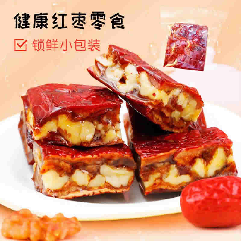 枣粮先生 枣仁派205g*3袋