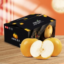 京鲜生 梨中珍品冰糖秋月梨 净重4.5斤彩箱
