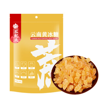 农纪元 云南小粒多晶黄冰糖500g/袋