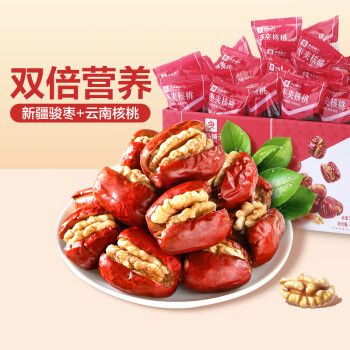 良品铺子 枣夹核桃450g