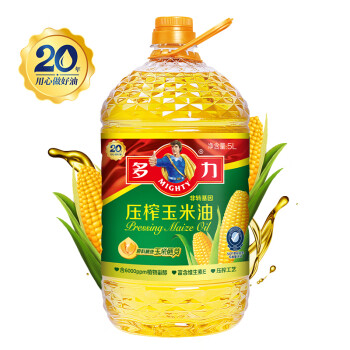 多力压榨玉米油5L