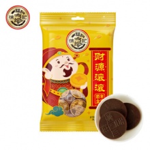 徐福记 金币型金币型代可可脂牛奶巧克力192g袋装