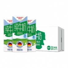 德亚 脱脂纯牛奶200ml*30盒