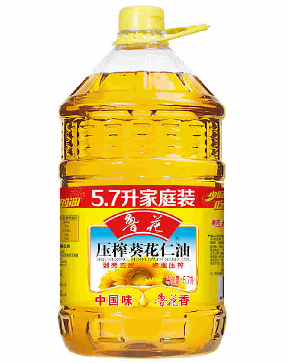 鲁花压榨葵花仁油5.7L 