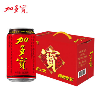 加多宝 凉茶植物饮料310ml*12罐