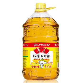 鲁花  物理压榨 玉米油6.18L 