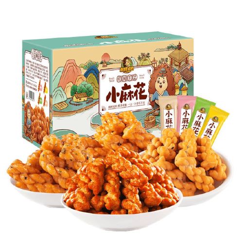 刺猬阿甘  混合口味小麻花360g