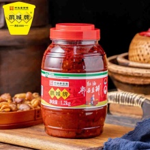 鹃城牌 红油郫县豆瓣酱1200g瓶装 