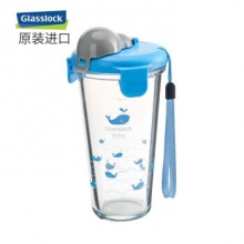 Glasslock  带盖玻璃水杯450ml