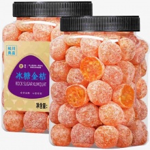 松川良品 冰糖金桔干600g 罐装