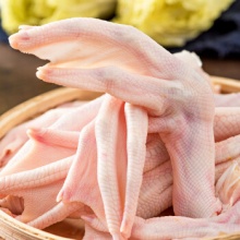 六和 带骨鸭掌1kg/袋 