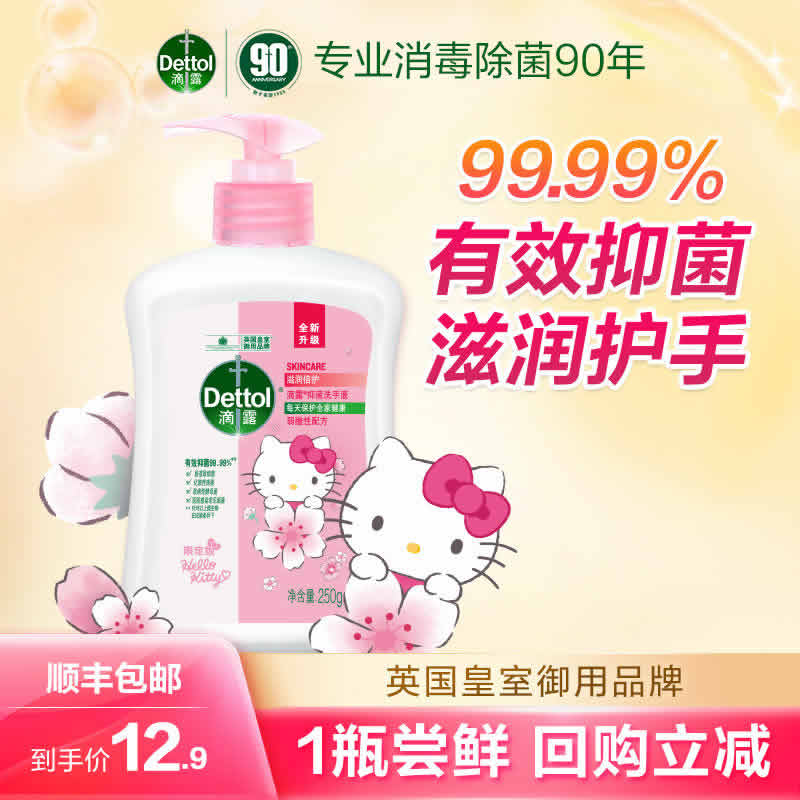 滴露  滋润抑菌洗手液250g