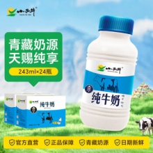 小西牛 纯牛奶243mlx12瓶*2箱