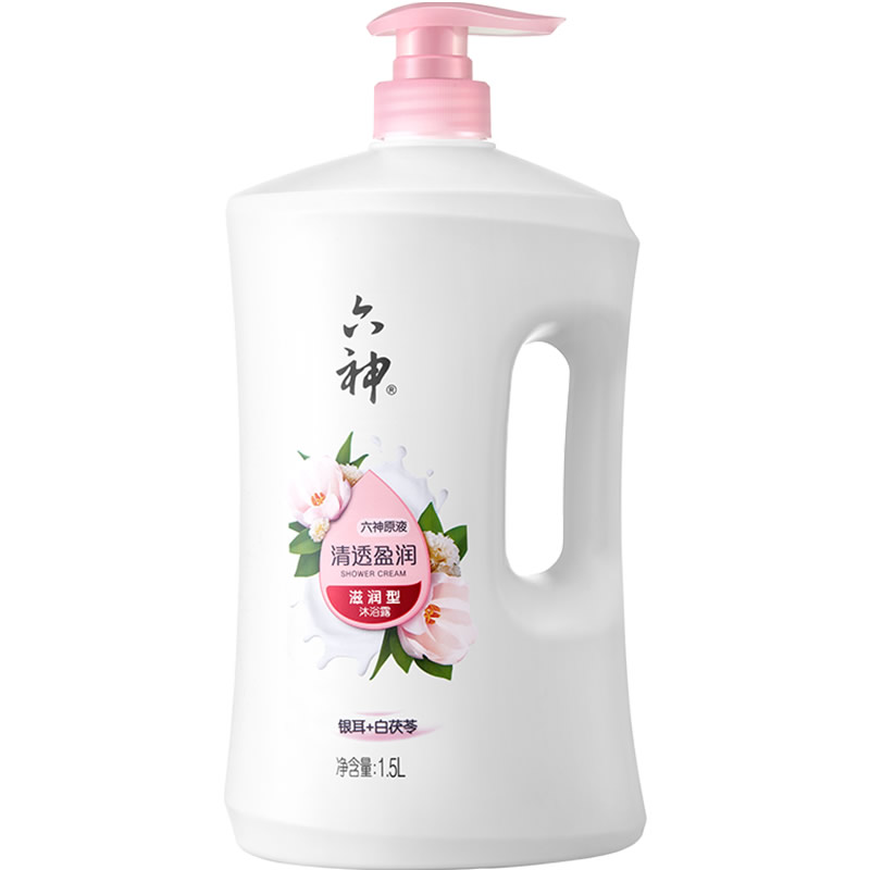 六神 沐浴露清香白茯苓1.5L
