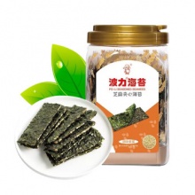 波力  海苔夹心芝麻脆 96g罐装