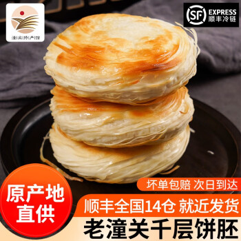 潼十三 潼关肉夹馍生饼胚110g*20个 