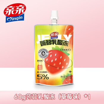 亲亲 蒟蒻吸吸果汁乳酸果冻60g