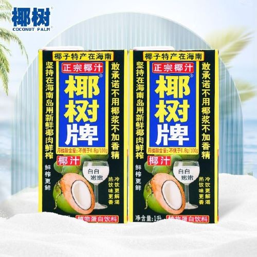椰树牌 椰汁椰子汁1L*2盒