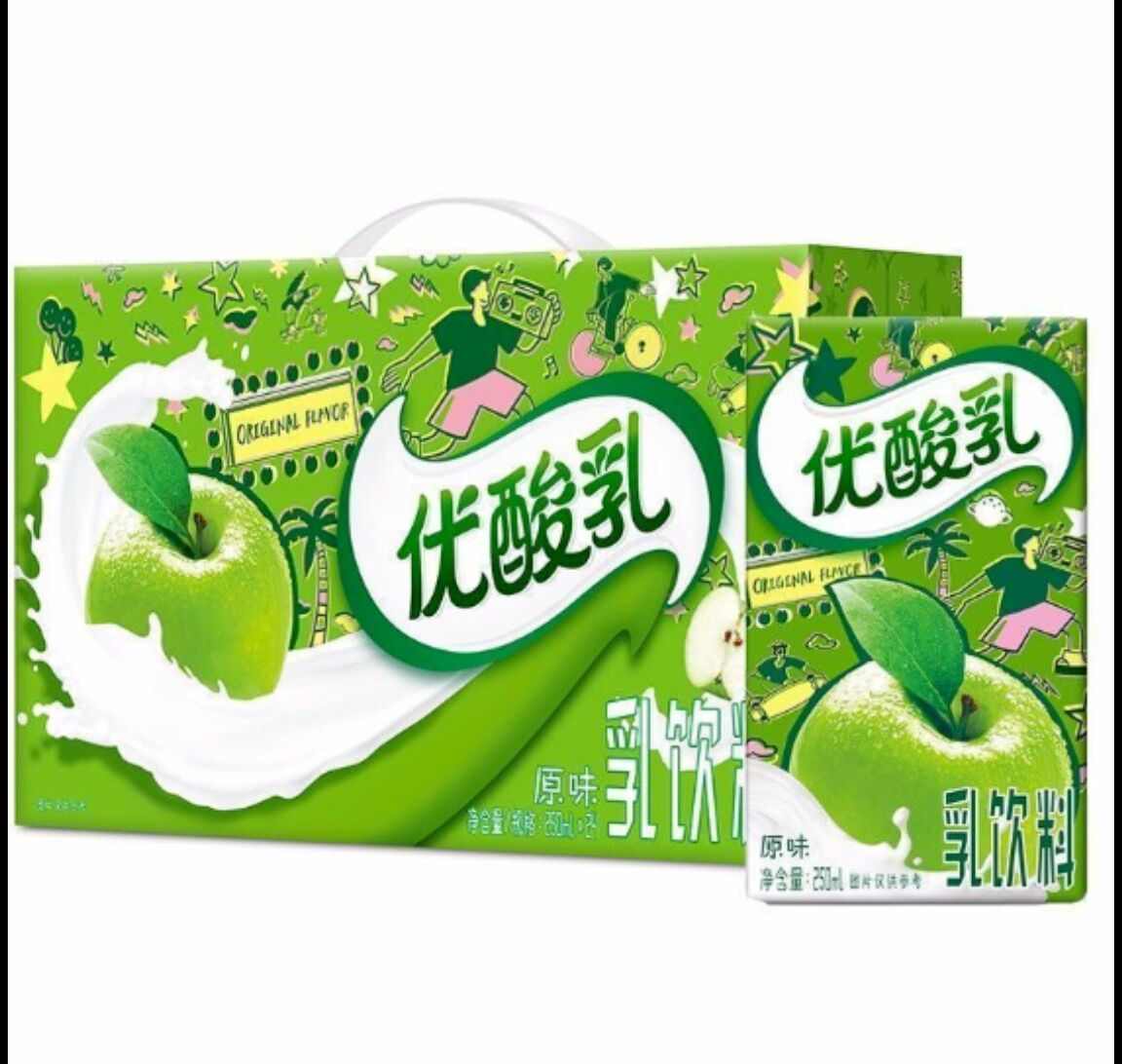 伊利 优酸乳饮料 原味250ml*24盒