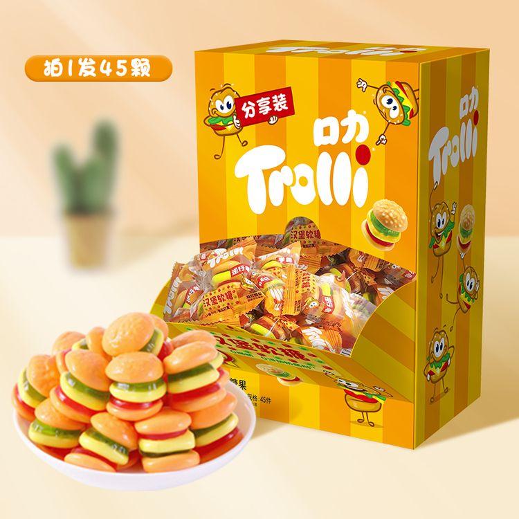 口力 汉堡橡皮糖 水果味 405g