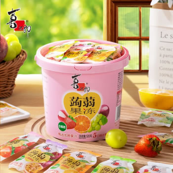 喜之郎 蒟蒻果冻520g 2桶