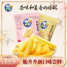 脆升升 春茶薯条20g*10袋