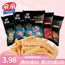 亲亲 400g虾条原味*3包+烧烤味*2包