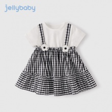 JELLYBABY 短袖假两件裙子