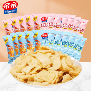 亲亲 鲜虾片20小包360g