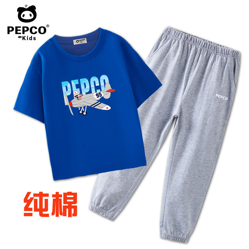 小猪班纳 男童纯棉套装