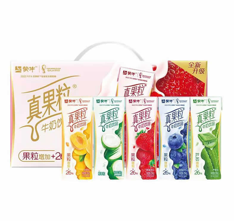 蒙牛  真果粒牛奶饮品250g*12盒 