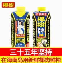 椰树 椰汁椰奶330ml*6瓶