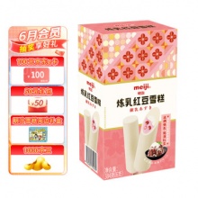 明治 炼乳红豆雪糕 64g*6支 彩盒装