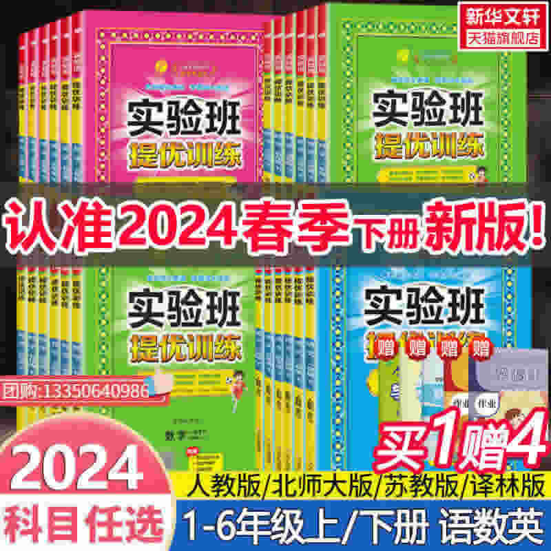 2024春新版 小学实验班提优训练