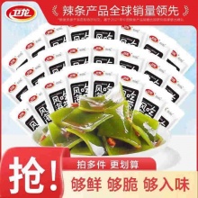 卫龙 风吃海带80g*4袋共20包