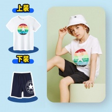 匡威 儿童纯棉短袖短裤2件套