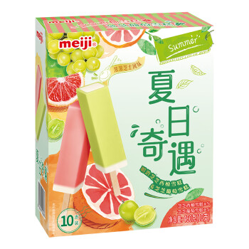 明治 菠萝生椰味雪糕 48g*10支  彩盒装」