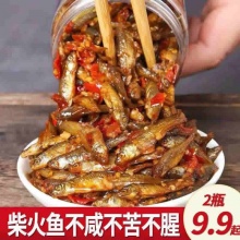 农家柴火鱼/香辣小虾仔280g