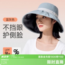 VVC 女哑光黑胶渔夫帽