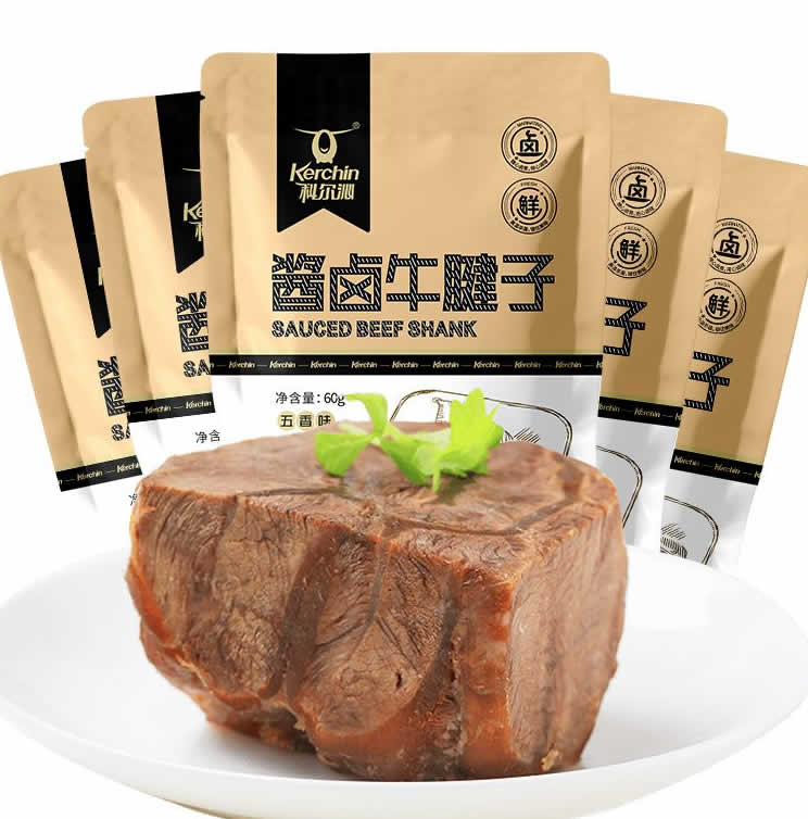 科尔沁 酱卤牛腱子60g*5袋  