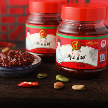 丹丹 辣椒蚕豆豆瓣酱 500g*2瓶