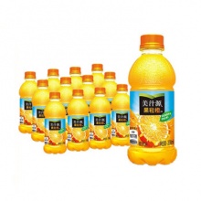 可口可乐 美汁源果粒橙300ml*12瓶