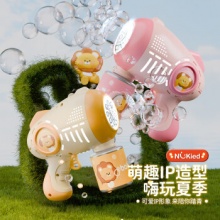 纽奇&百乐森  泡泡枪+泡泡液85ml*2+电池*4节+螺丝刀