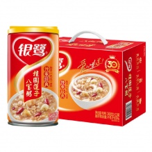  银鹭 桂圆莲子八宝粥360*12罐